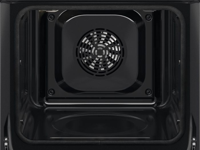 Духова шафа Electrolux електрична, 65л, A+, дисплей, конвекція, піроліз, телескопічні напрямні, чорний