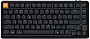 Клавіатура механічна Keychron J1 82Key, K pro Banana, WL/BT/USB-A, QMK, Hot-swap, EN/UKR, RGB, чорний