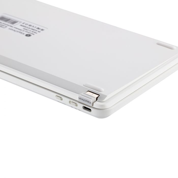 Клавіатура механічна Keychron J1 82Key, K pro Brown, WL/BT/USB-A, QMK, Hot-swap, EN/UKR, RGB, білий