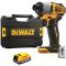 Шурупокрут ударний акумуляторний DeWalt XR Li-Ion PowerStack 18В 1х1.7А·год 192Нм 3200об/хв 4200уд/хв кейс 0.88кг без ЗП