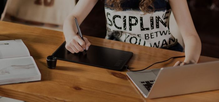 Графічний планшет Huion 8.7"x5.4" H950P, microUSB, чорний