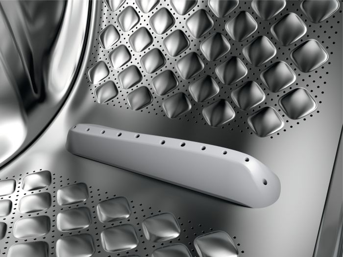 Пральна машина Electrolux фронтальна, 9кг, 1400, A, 66см, дисплей, пара, інвертор, universaldose, сріблястий темний