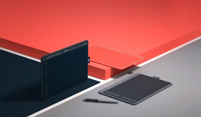 Графічний планшет Huion 10"x6.35" HS611, USB-C, сірий