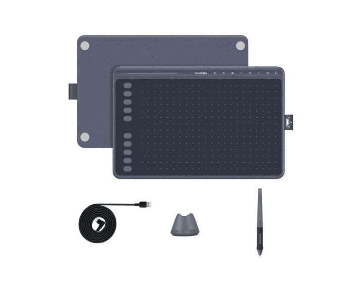 Графічний планшет Huion 10"x6.35" HS611, USB-C, сірий