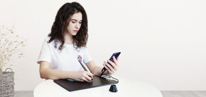 Графічний планшет Huion 10"x6.25" HS610, microUSB, чорний