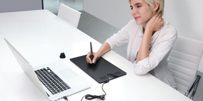 Графічний планшет Huion 10"x6.25" HS610, microUSB, чорний