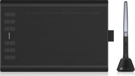 Графічний планшет Huion 10"x6.2" H1060P, MicroUSB, чорний