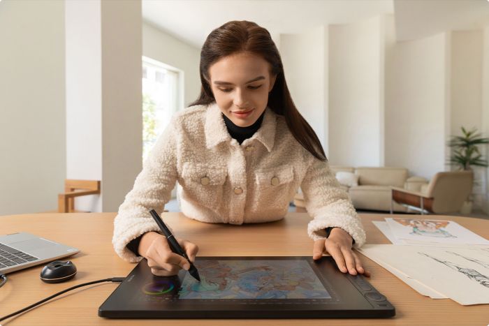 Графічний монітор Huion 15,8" Kamvas 16(G3), 2.5K, USB-C, чорний