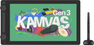 Графічний монітор Huion 15,8" Kamvas 16(G3), 2.5K, USB-C, чорний