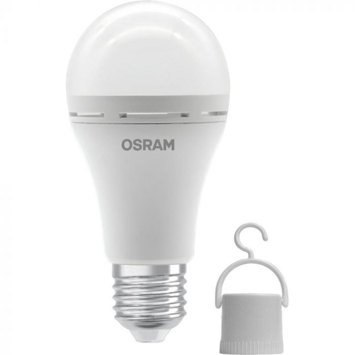 Лампа OSRAM LED E27 8Вт 806Лм 2700К A60 акумуляторна