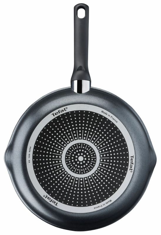 Сковорода з кришкою Tefal Day by Day, 24см, з кришкою, алюміній, бакеліт, скло, чорний