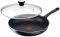 Сковорода з кришкою Tefal Day by Day, 24см, з кришкою, алюміній, бакеліт, скло, чорний