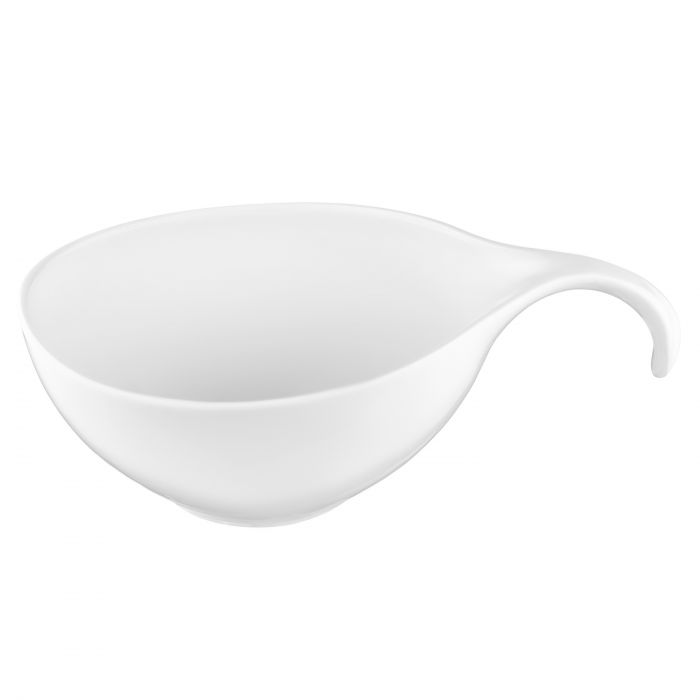 Салатник з ручкою ARDESTO, 360мл, порцеляна, білий