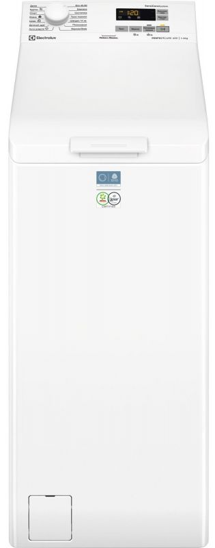 Пральна машина Electrolux вертикальна, 6кг, 1000, D, 60см, дисплей, білий