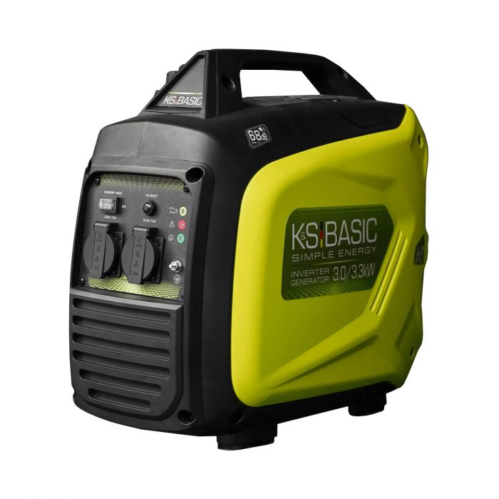 Генератор бензиновий інверторний Konner&Sohnen KSB 33iS, 230В, 3.0-3.3кВт, ручний стартер, 21.5кг