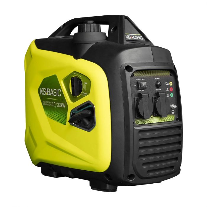 Генератор бензиновий інверторний Konner&Sohnen KSB 33iS, 230В, 3.0-3.3кВт, ручний стартер, 21.5кг