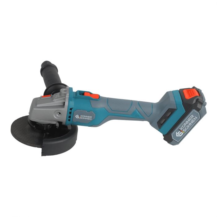 Набір із трьох акумуляторних інструментів Konner&Sohnen KS RHAGD 20V SET 3 20В дриль, шліфмашина кутова, перфоратор, швидкий ЗП 4.5А акб 2х4А·год сумка 7.5кг