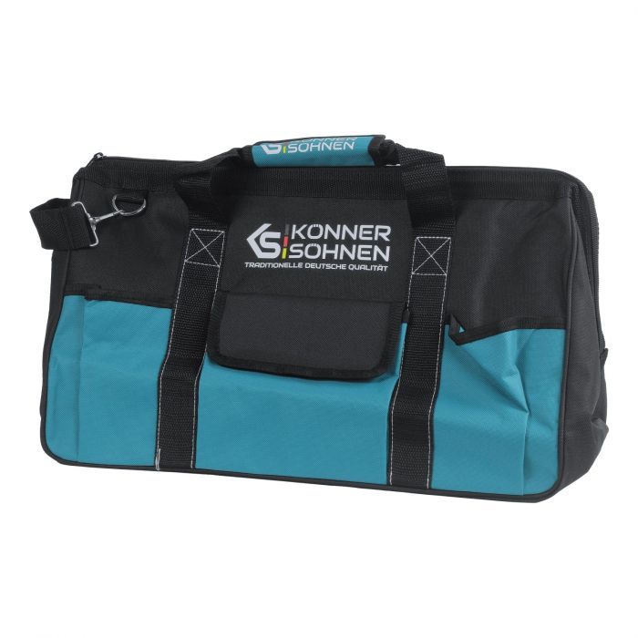 Набір із трьох акумуляторних інструментів Konner&Sohnen KS RHAGD 20V SET 3 20В дриль, шліфмашина кутова, перфоратор, швидкий ЗП 4.5А акб 2х4А·год сумка 7.5кг