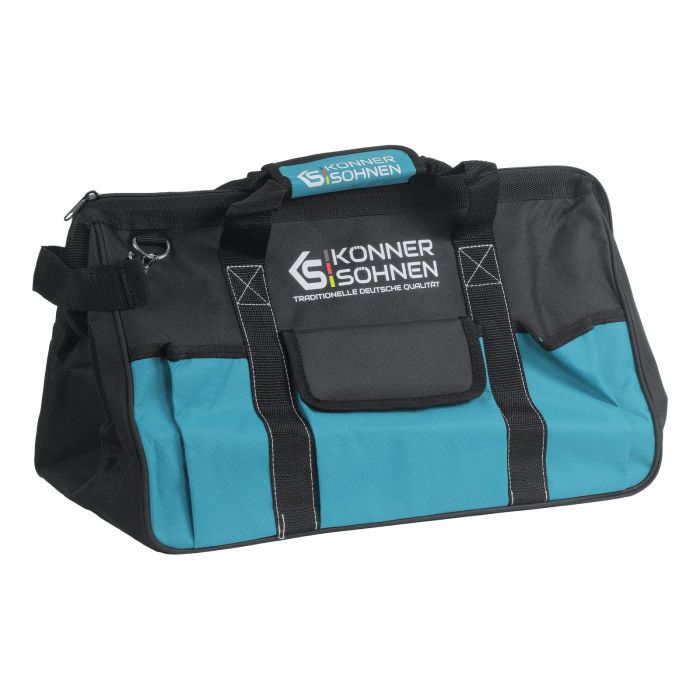 Набір із трьох акумуляторних інструментів Konner&Sohnen KS RHAGD 20V SET 3 20В дриль, шліфмашина кутова, перфоратор, швидкий ЗП 4.5А акб 2х4А·год сумка 7.5кг