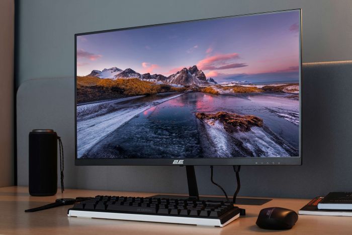 Монітор 2E 23.8" D2425B D-Sub, HDMI, MM, IPS, 100Hz, FreeSync