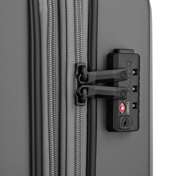 Валіза Wenger, Motion, полікарбонат, гігант, 81см, 135/157л, TSA, 4 колеса, сірий