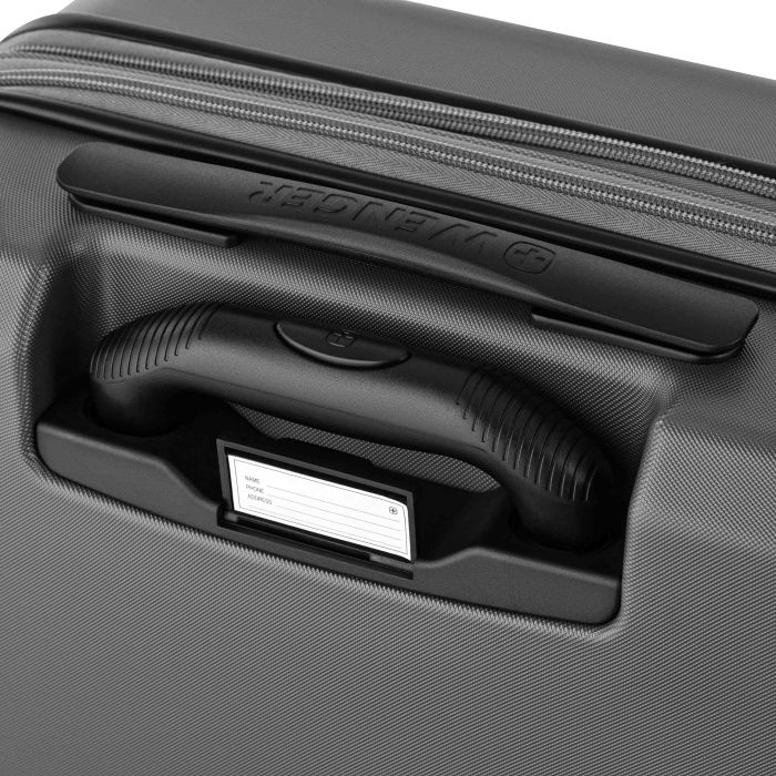 Валіза Wenger, Motion, полікарбонат, гігант, 81см, 135/157л, TSA, 4 колеса, сірий