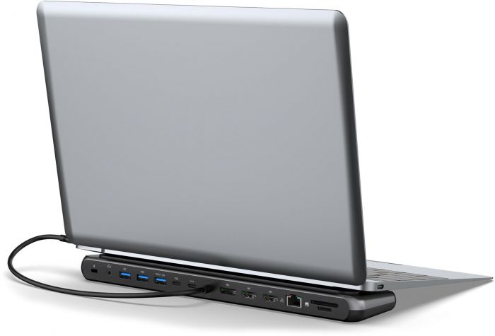 Док-станція DIGITUS USB-C > 2xHDMI/1xDP/3xUSB-A/USB-C/RJ54/PD/Audio