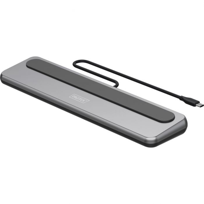Док-станція DIGITUS USB-C > 2xHDMI/1xDP/3xUSB-A/USB-C/RJ54/PD/Audio