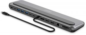 Док-станція DIGITUS USB-C > 2xHDMI/1xDP/3xUSB-A/USB-C/RJ54/PD/Audio