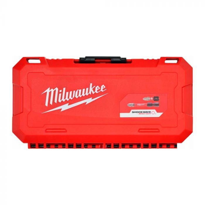 Біти Milwaukee Shockwave, сталь, кейс, набір 70шт