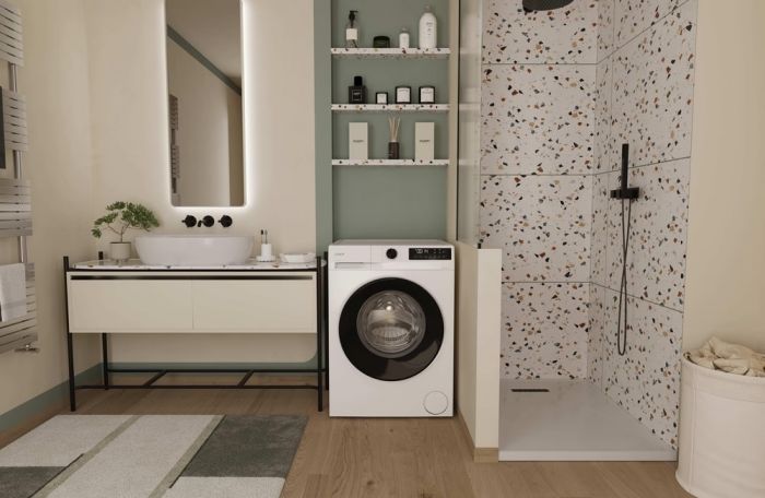 Пральна машина Candy фронтальна, 8кг, 1400, A+++, 59см, дисплей, пара, інвертор, білий