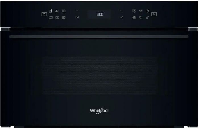 Мікрохвильова піч Whirlpool вбудована, 31л, електронне упр., 1000Вт, гриль, дисплей, чорний
