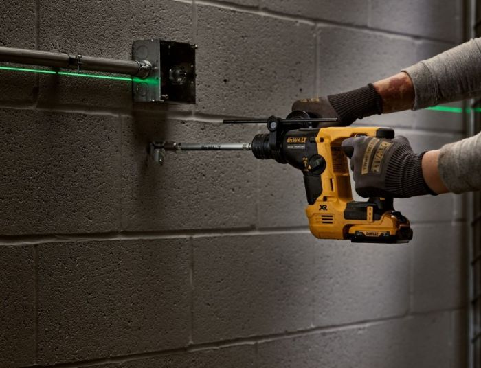 Перфоратор акумуляторний DeWalt SDS PLUS 12В XR 1.1Дж 0-910об/хв 0-4280уд/хв 2 режими 1.7кг без АКБ та ЗП