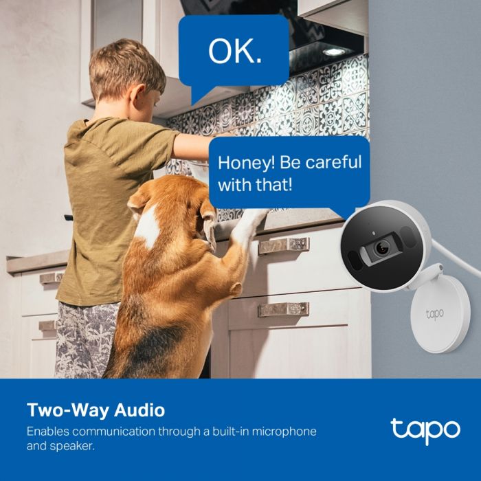 IP-Камера TP-LINK Tapo C125 4MP N300 microSD motion detection, штучний інтелект