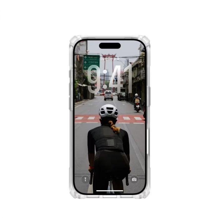 Чохол UAG для iPhone 17 Pro, Plasma XTE MagSafe, Clear/Titanium