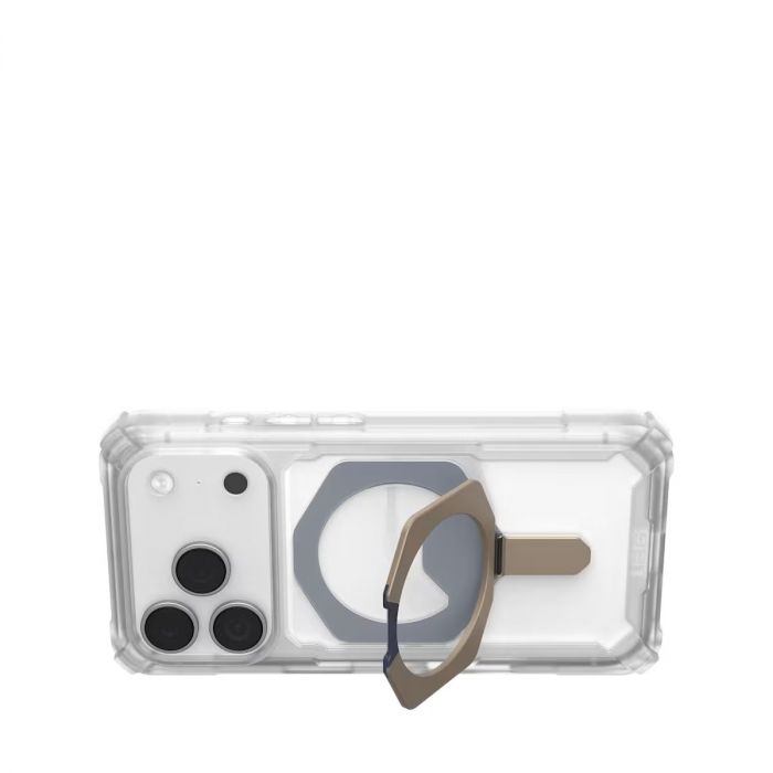Чохол UAG для iPhone 17 Pro, Plasma XTE MagSafe, Clear/Titanium