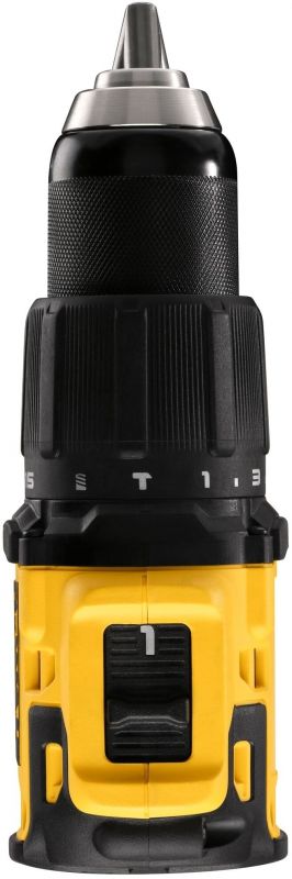 Дриль-шурупокрут ударний DeWalt XR Li-Ion 18В акб 2А·год 65Нм 450-1650об/хв патрон 13мм кейс 1.2кг