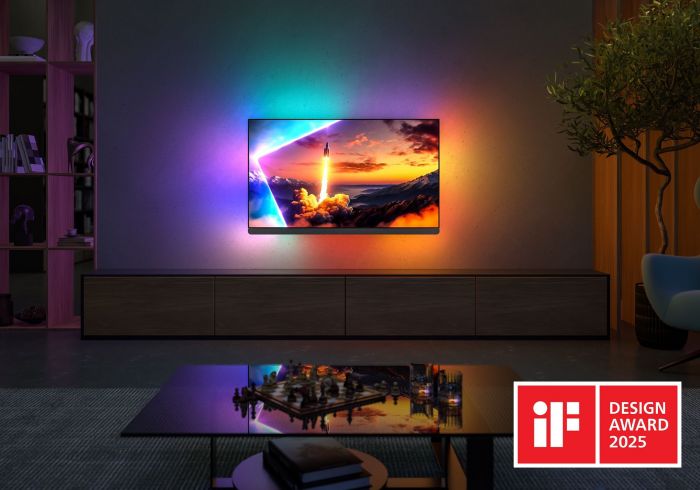 Телевізор 65" Philips OLED+ 4K 144Hz Smart Google TV Black Ambilight Bowers & Wilkins sound