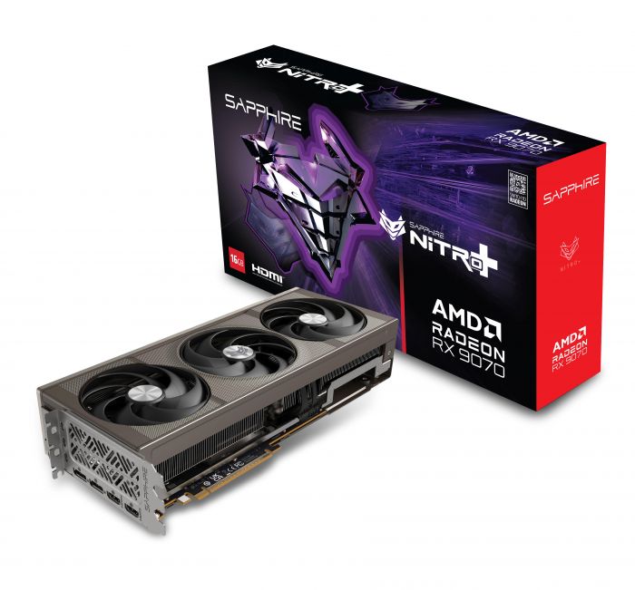 Відеокарта SAPPHIRE Radeon RX 9070 16GB GDDR6 NITRO+ GAMING OC