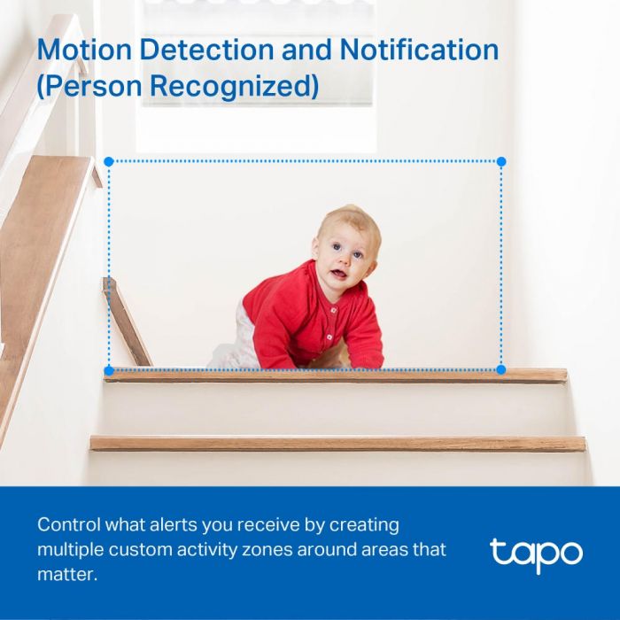 IP-Камера TP-LINK Tapo C210P2 3MP N300 microSD motion detection