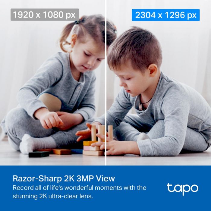 IP-Камера TP-LINK Tapo C210P2 3MP N300 microSD motion detection