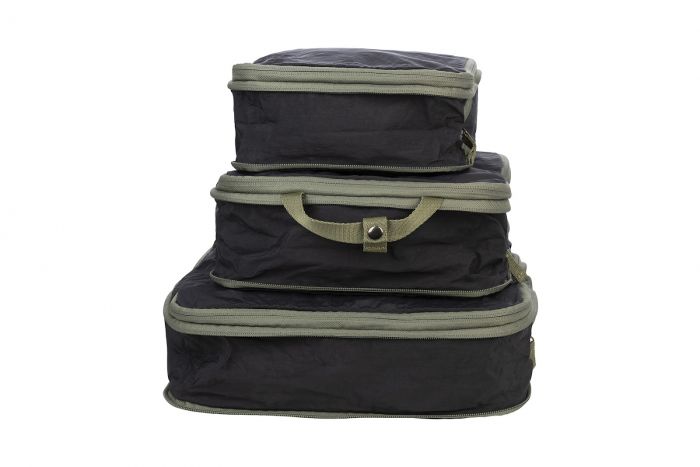 Набір чохлів для пакування одяу, Tucano Pigio Travel 3 в 1, нейлон, чорний