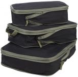 Набір чохлів для пакування одяу, Tucano Pigio Travel 3 в 1, нейлон, чорний