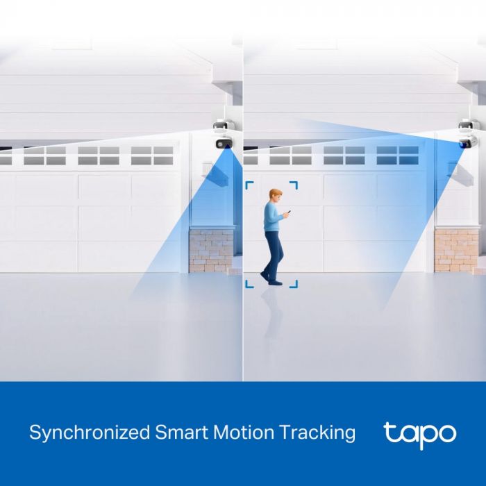 Камера IP з подвійним об'єктивом TP-LINK Tapo C246D 3MP N300 microSD motion detection