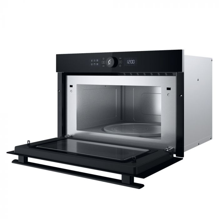 Мікрохвильова піч Whirlpool вбудована, 31л, електронне упр., 1000Вт, гриль, дисплей, чорний