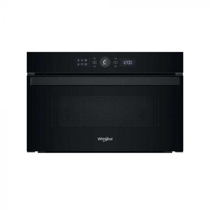 Мікрохвильова піч Whirlpool вбудована, 31л, електронне упр., 1000Вт, гриль, дисплей, чорний