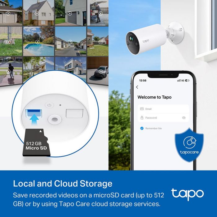 IP-Камера TP-LINK Tapo C410 3MP N300 microSD motion detection, зовнішня/внутрішня