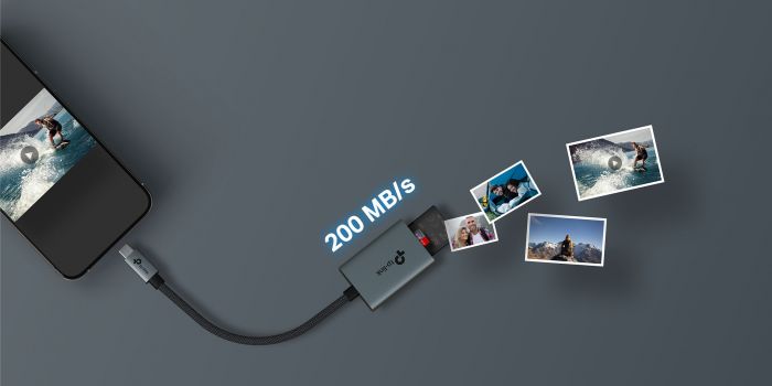 USB-Концентратор TP-Link  UA430C  1xSD, 1x-microSD, USB TypeC