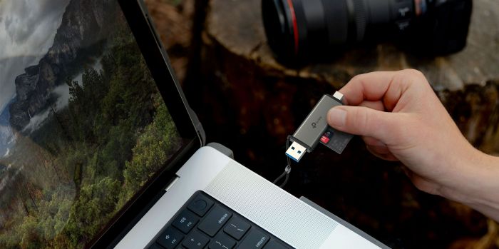 USB-Концентратор TP-Link UA430D  1xSD, 1x-microSD, USB TypeC&A