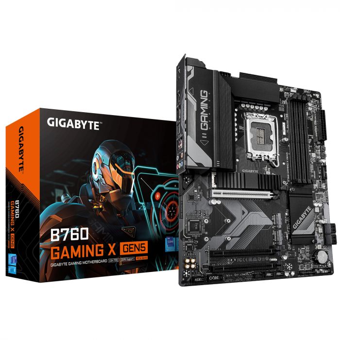 Материнська плата GIGABYTE B760 GAMING X GEN5 s1700 B760 4xDDR5 M.2 HDMI DP ATX